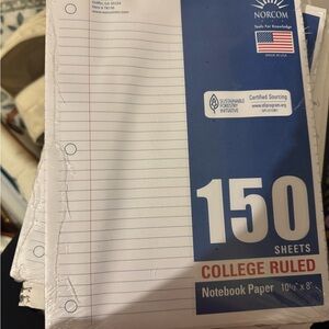 Keep It Green Binder and 300 College Ruled Papers